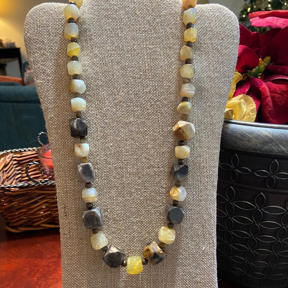 Multi-gemstone Statement Necklace